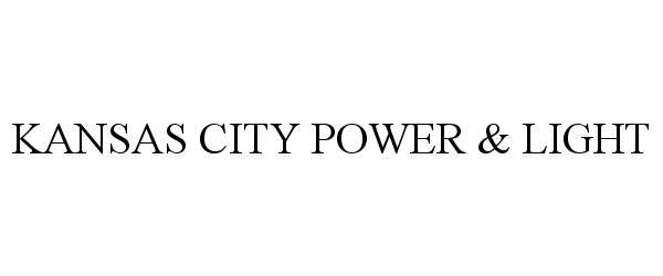 Trademark Logo KANSAS CITY POWER & LIGHT