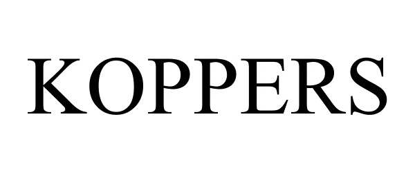 Trademark Logo KOPPERS