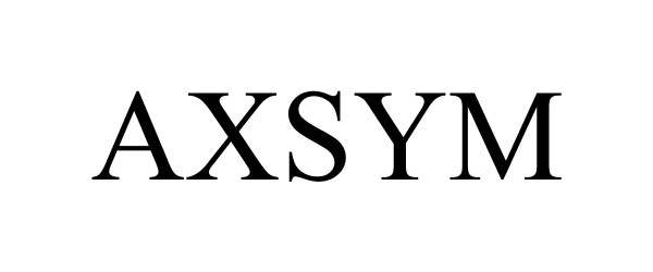 Trademark Logo AXSYM