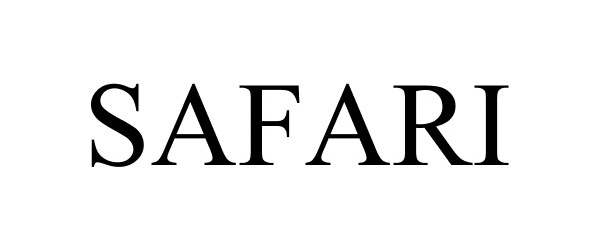 Trademark Logo SAFARI