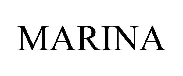 Trademark Logo MARINA