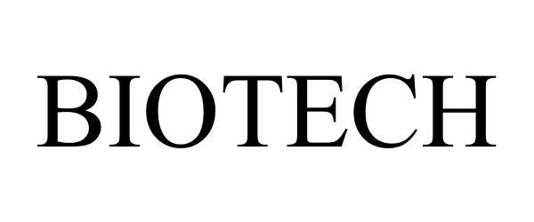 Trademark Logo BIOTECH