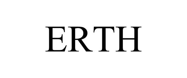 Trademark Logo ERTH