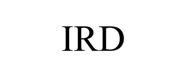 Trademark Logo IRD