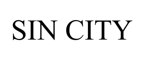 Trademark Logo SIN CITY