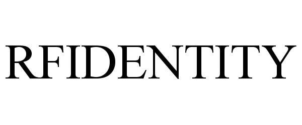 Trademark Logo RFIDENTITY