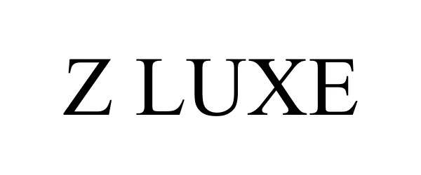 Trademark Logo Z LUXE