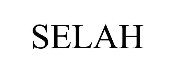 Trademark Logo SELAH