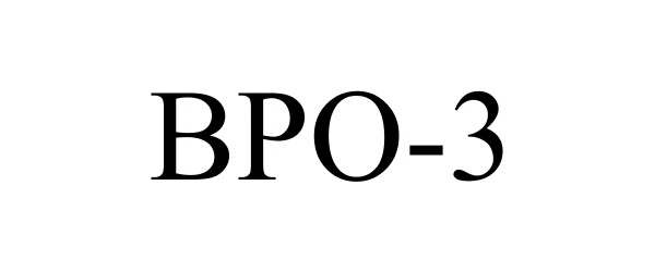 Trademark Logo BPO-3