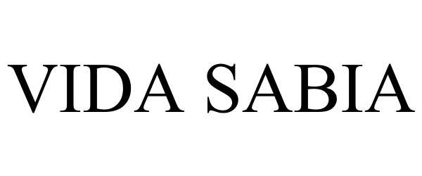 Trademark Logo VIDA SABIA