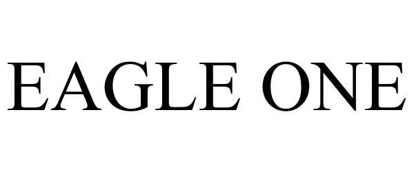 Trademark Logo EAGLE ONE