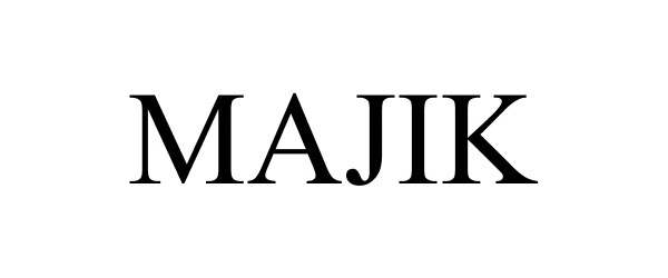 Trademark Logo MAJIK