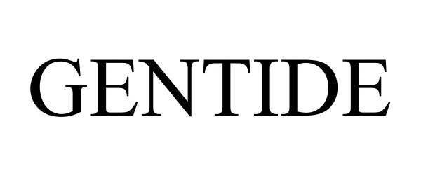 Trademark Logo GENTIDE