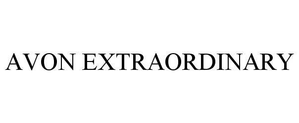 Trademark Logo AVON EXTRAORDINARY