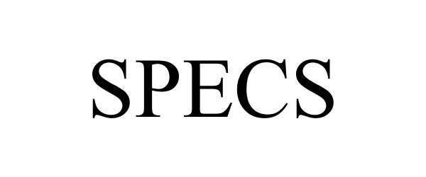 Trademark Logo SPECS