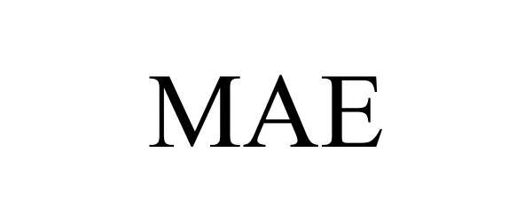 Trademark Logo MAE