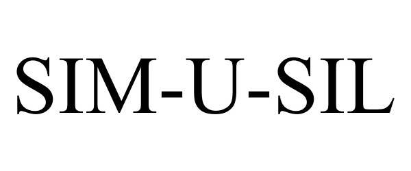 Trademark Logo SIM-U-SIL