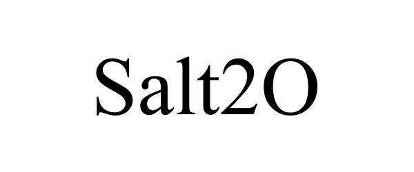 Trademark Logo SALT2O