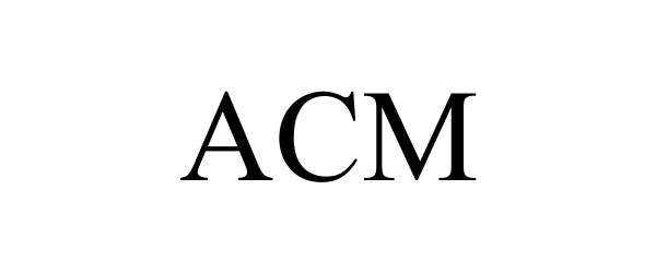 Trademark Logo ACM