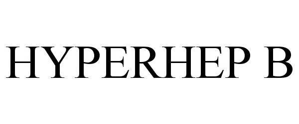Trademark Logo HYPERHEP B