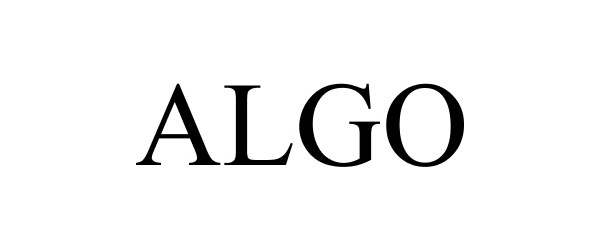 Trademark Logo ALGO