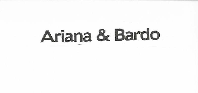 Trademark Logo ARIANA & BARDO