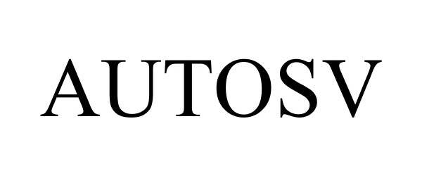 Trademark Logo AUTOSV