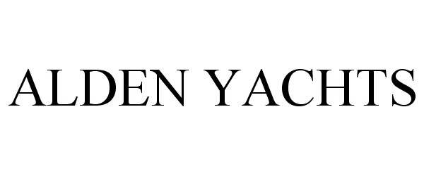 Trademark Logo ALDEN YACHTS