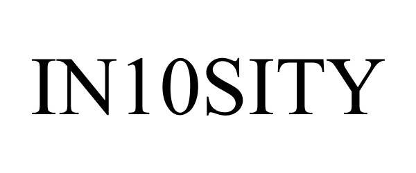 Trademark Logo IN10SITY