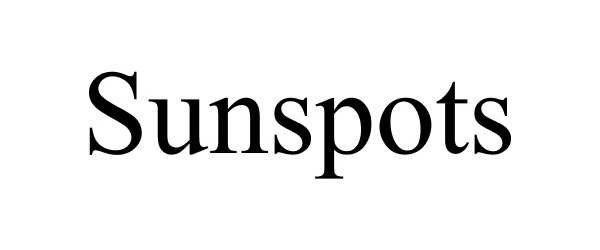 Trademark Logo SUNSPOTS