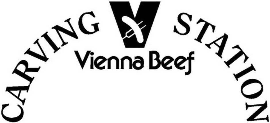 Trademark Logo V CARVING STATION VIENNA BEEF
