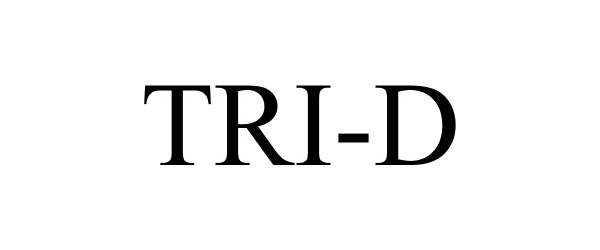 Trademark Logo TRI-D