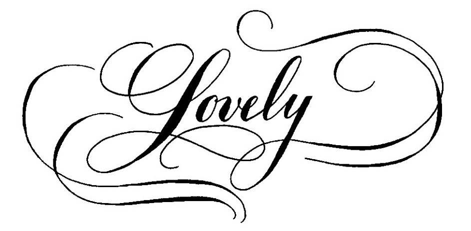 Trademark Logo LOVELY