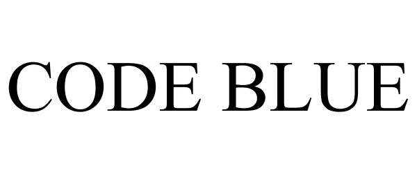 Trademark Logo CODE BLUE