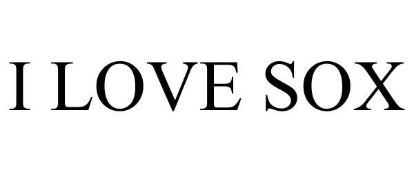 Trademark Logo I LOVE SOX