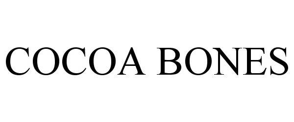 Trademark Logo COCOA BONES