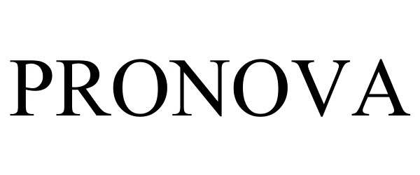 Trademark Logo PRONOVA