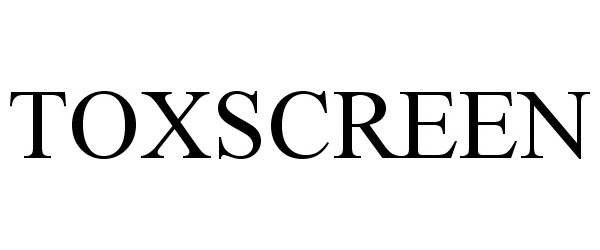 Trademark Logo TOXSCREEN