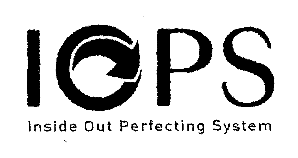 Trademark Logo IOPS INSIDE OUT PERFECTING SYSTEM
