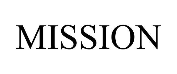 Trademark Logo MISSION