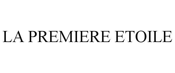  LA PREMIERE ETOILE