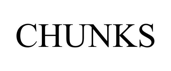 Trademark Logo CHUNKS