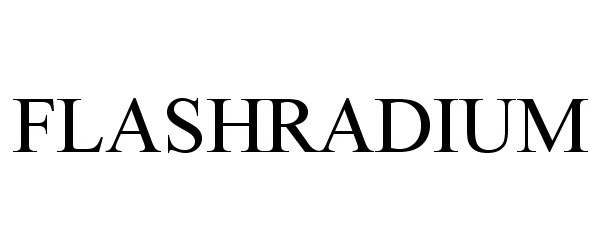 Trademark Logo FLASHRADIUM
