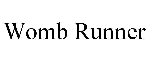 Trademark Logo WOMB RUNNER