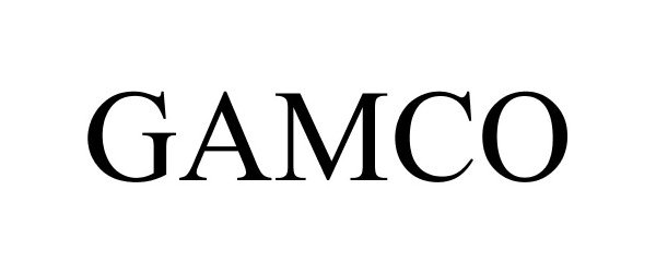 Trademark Logo GAMCO