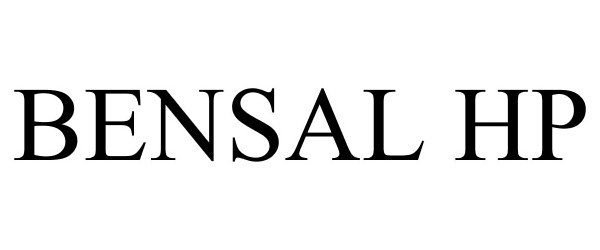 Trademark Logo BENSAL HP