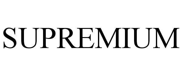 Trademark Logo SUPREMIUM