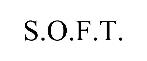 Trademark Logo S.O.F.T.