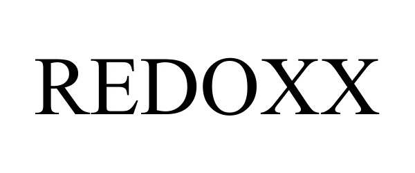 Trademark Logo REDOXX