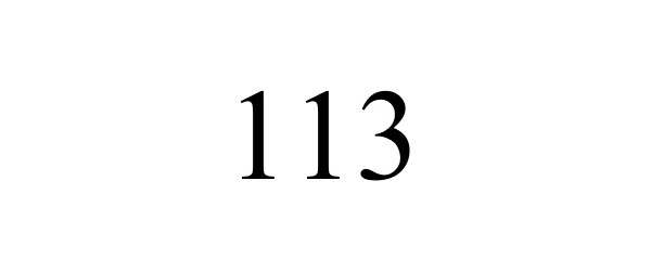 Trademark Logo 113